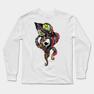 octopus with a skull Long Sleeve T-Shirt